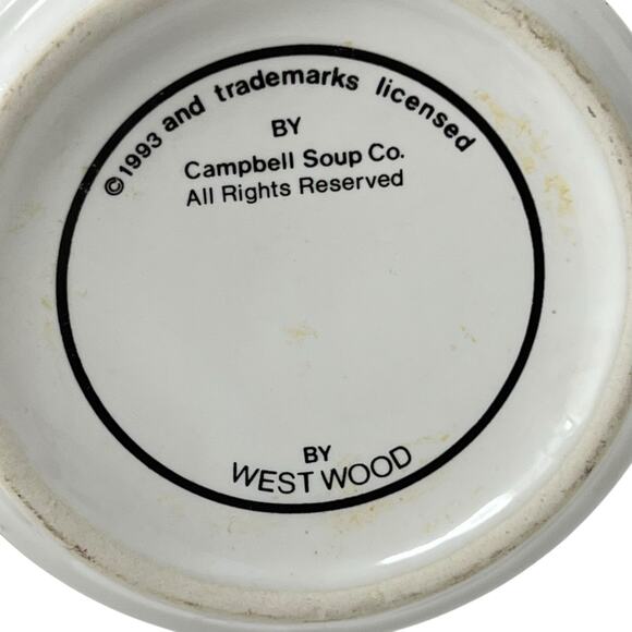Vintage Campbell’s Soup Kids Ceramic Mug 1993 Westwood 14oz Collectible - Picture 6 of 6